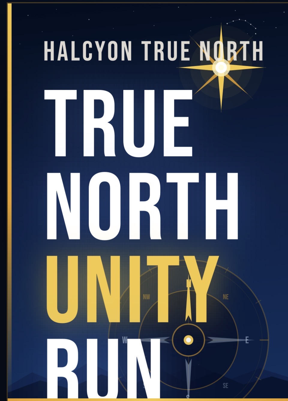 True North Unity Run event poster