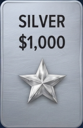 Silver — $1,000
