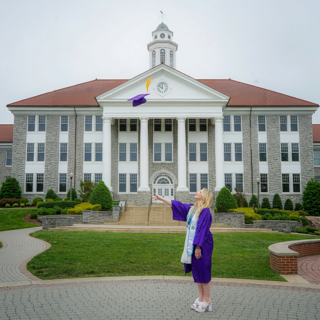 Student at graduation